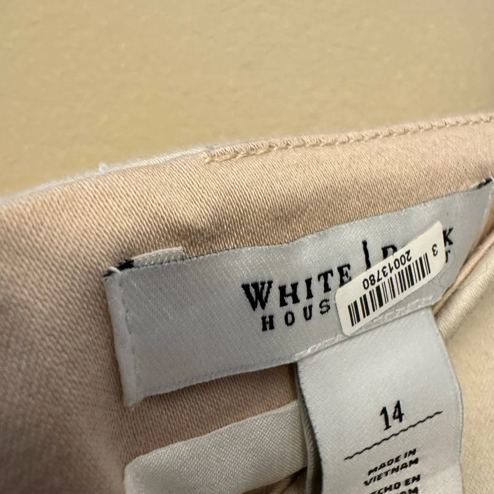 White House Black Market Strapless Dress - White and Red Floral - Picture 2 of 3